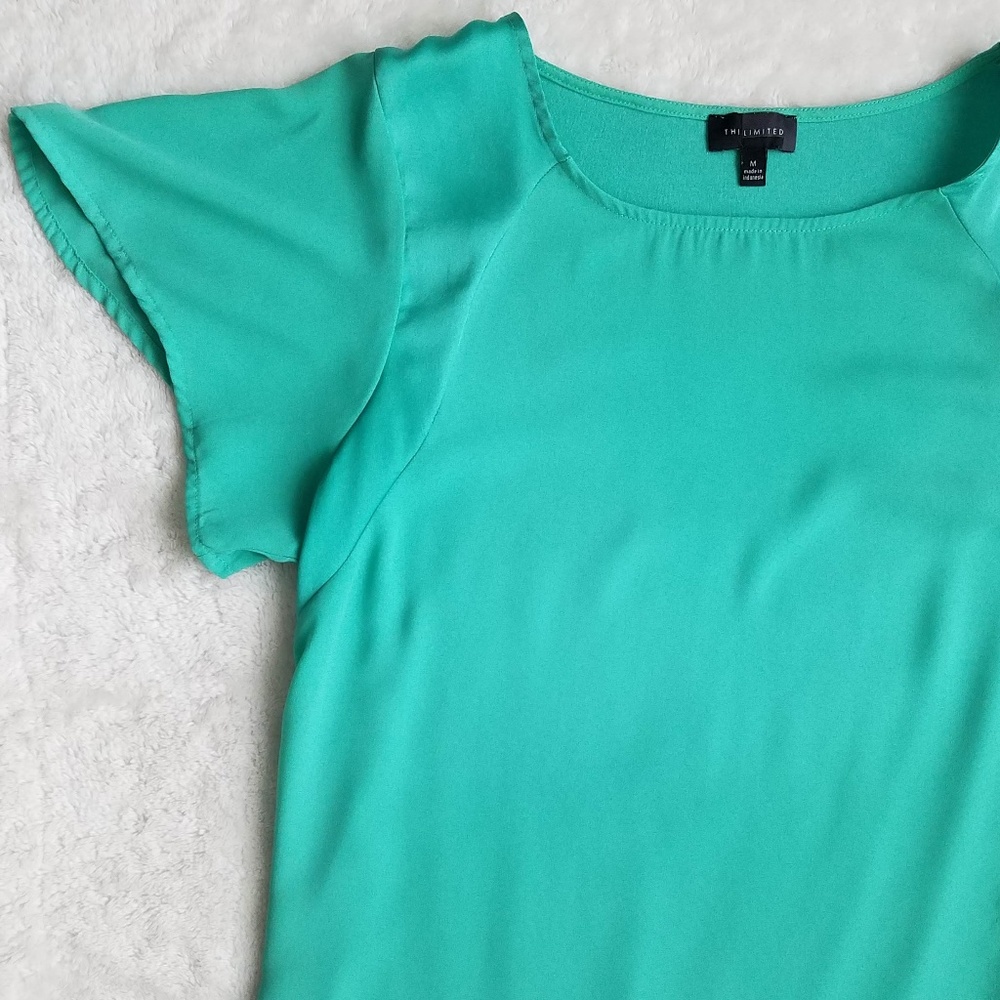 The Limited Mixed Media Flowy Top, Size M LIKE NEW